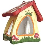 Vogelvilla Futterhaus Waldhaus zum Aufhängen Vogelhäuschen Vogelhaus für Vogelfutterhaus