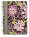 Vera Bradley Mini Notebook with Pocket in Purple Punch