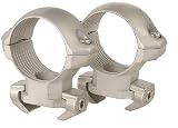 Millett Hunting Weaver-style Scope Rings Nickel Rings 1in. Medium
