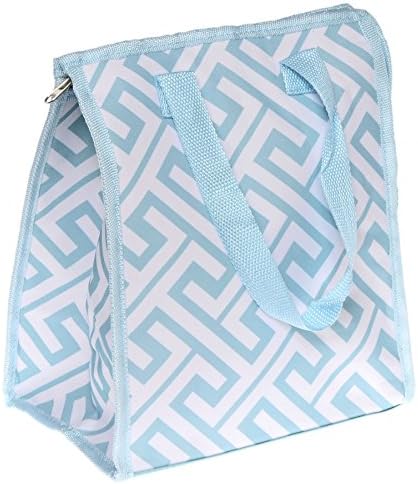 Travel Trends Fashion Print Insulated Portable Zipper Lunch Bag Aqua Maze