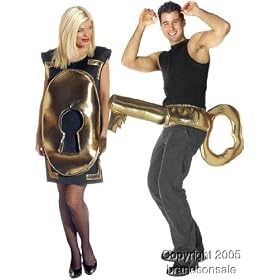 Adult Lock And Key Couple Costume