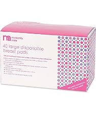 Mothercare disposable breast pads - large - 40pk