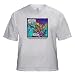 Paris Hilton Takes A Dive - Adult Birch-Gray-T-Shirt 2XL