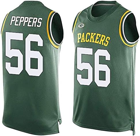 Men's Green Bay Packers Julius Peppers #56 Limited Tank Top Jersey Green M