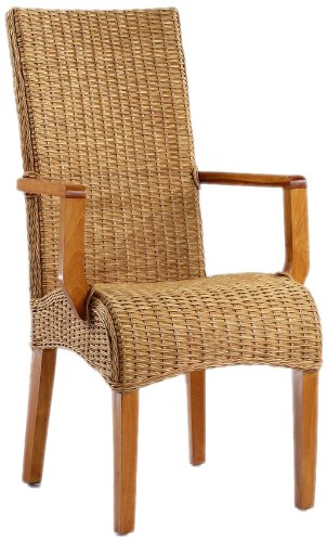 Hansen Rattan 3892/F610 Peddigrohr-Armlehnstuhl / honig gebeizt / B 56 T 67 H 106 SH 48 cm Preisvergleich