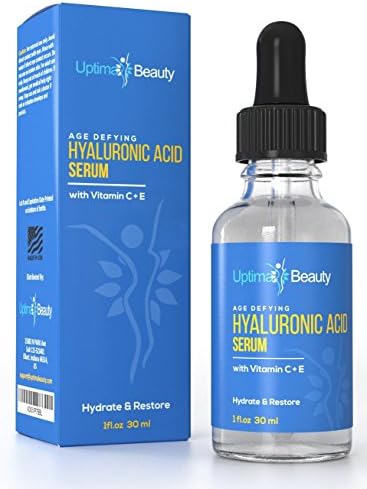Age Defying Hyaluronic Acid Serum for Face and for Skin - Pure Hyaluronic Acid Serum with Vitamin C &amp; E - The Best Anti Aging Serum for Intense Hydration - Guaranteed to Reverse All Signs of Aging!