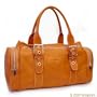 RAFFAELLA - Italian Leather Double Zip-top Mini Duffel Bag