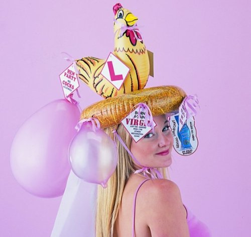 Inflatable Hen Hat