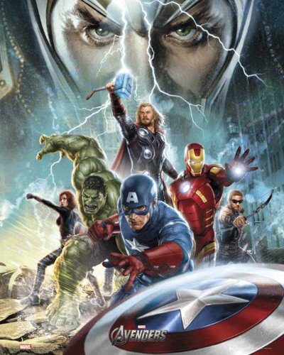 Empire 524225 The Avengers - Power - Cartoon Comic Poster - Druck Hulk Spider Man Captain  Preisvergleich