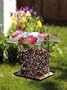 Hummingbird Blossom Square Bird Feeder