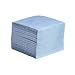 New Pig WIP230 Cellulose 1/4-Fold All-Purpose Wiper with Latex Binder, 13" Length x 12" Width, Blue (Case of 1008)
