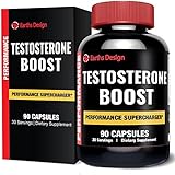 Extreme Testosterone Booster Pills, All-Natural Supplement, Increases Libido, Boosts Stamina, Helps Hormonal Imbalance, With Tribulus and Horny Goat Weed, Feel Stronger, Look Leaner - 90 Capsules