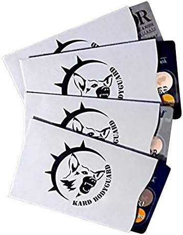 Kard Bodyguard RFID Blocking Sleeve Credit Card Protective Sleeves 10 Pack Made in the USA Stop Unwanted RFID Scans and Electronic Pickpocketing