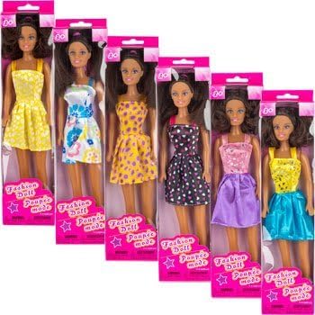 African-American Fashion Dolls, 11½" (Set of 2)