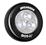 Sylvania DOT-it Self-Adhesive Bright White LED Light, Black