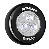 Sylvania DOT-it Black Self-Adhesive Bright White Black LED Light