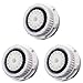 DiamondWhite Facial Cleaning Brush Head Replacement - For Sensitive Skin - 3 Pack. Fits Mia, Mia2, Mia3, Aria, Pro, Plus, Alpha Fit, Radiance Cleansing, SMART Profile