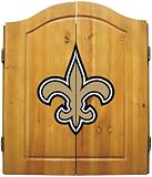 New Orleans Saints NFL Dart Board w/Cabinet