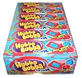 Wrigleys Hubba Bubba Max Bubble Gum, Sour Double berry, 5 Piece Packs, (Pack of 18)