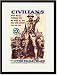 Black Framed/Matted Print 17x23, Civilians: The Jewish Welfare Board