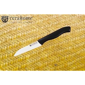 GRAEWE Couteau de Cuisine Lame Céramique 76 mm (longeur totale 16 cm) GRAEWE Couteau de Cuisine Lame Céramique 76 mm (longeur totale 16 cm)