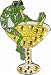 Golftini (Tipsy Frog) Swarovski Crystal Ball Marker & Magnetic Clip By Navika