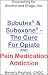 Subutex & Suboxone - The Cure for Opiate and Pain Medication Addiction