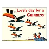 Lovely Day for a Guinness Metal Beer Sign