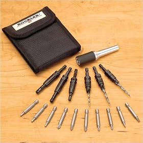 Rockler 18-Pc. Self-Centering and Countersink Set by Insty-Bit