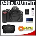 Nikon D40x 10.2MP Digital SLR Camera + High Speed USB 2.0 SecureDigital (SD) Card Reader + Nikon SLR Gadget Bag