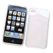 Apple iPhone 4 (NOT 4S) (AT&T) Crystal Silicone Skin Case "Transparent Circles Pattern"