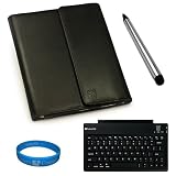 Premium Black Textured Leather Smart Case Cover (Supports Sleep Mode) for Apple iPad 2 Wifi Wireless Tablet and Apple iPad 1st Generation (16GB, 32GB, 64GB) fits Models: MC769LL/A, MC770LL/A, MC916LL/A, MB292LL/A, MB293LL/A, MB294LL/A + Dual Tip Aluminum Premium Black Textured Leather Smart Case Cover (Supports Sleep Mode) for Apple iPad 2 Wifi Wireless Tablet and Apple iPad 1st Generation (16GB, 32GB, 64GB) fits Models: MC769LL/A, MC770LL/A, MC916LL/A, MB292LL/A, MB293LL/A, MB294LL/A + Dual Tip Aluminum