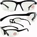 C2 Matte Black Framed Bifocal ANSI Z87.1+ Safety Glasses C2 BIFOCAL DIOPTERS: 1.75 CLEAR Lenses