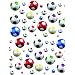 FunToSee Stick The Ball, Football Room Stickers, Pack of 36