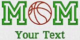 Personalized custom embroidered basketball MOM sweatshirt