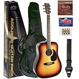 Stagg Sw203sbpack2 Western Guitar Sunburst Pack