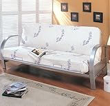 IMAGE OF Contemporary Metal Futon Frame (Futon Pad Sold Separately) by Coaster