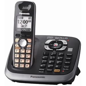 Panasonic KX-TG6541B DECT 6.0 PLUS Expandable Digital Cordless Answering System by 