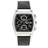 Seiko Men's SNDZ99 Anodized Stainless Steel Case Black Dial Chronograph Watch
