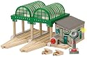 Wooden Thomas & Friends: Sights & Sounds Deluxe Knapford Station W/Voice Recording