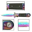 Ninja Rainbow Folding Fighter Knife