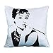 serviceworld Custom Cotton Super Soft Short Plush Leaning Cushion Throw Pillow Covers Pillowslip Case,Size 17.7