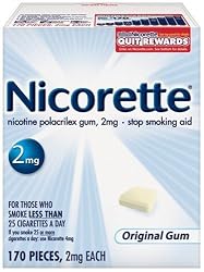 Nicorette Gum, Original, 2 mg, 170 Count Box