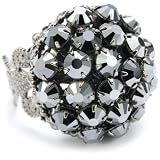 Sorrelli Midnight Moon Black Crystal Globe Gun
