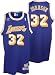 Magic Johnson Jersey: adidas Purple Throwback Swingman #32 Los Angeles Lakers Jersey - XX-Large
