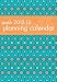 Books : Posh 2012-13 Planning Calendar Blue Hexagon: 2 Year Monthly Planner Calendar