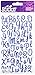 Sticko Sweetheart Blue Script Alphabet Sticker