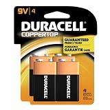 Duracell Batteries, 9-Volt Size, 4-Count Package