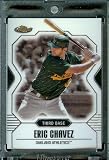 2007 Topps Finest #47 Eric Chavez Baseball Card Oakland Athletics - Mint Condition - Shipped In Protective Display Case !!