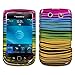 Blackberry Torch Color Wave Design Protector Case thumb